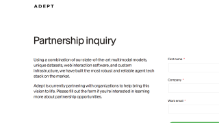 Adept AI screenshot 2